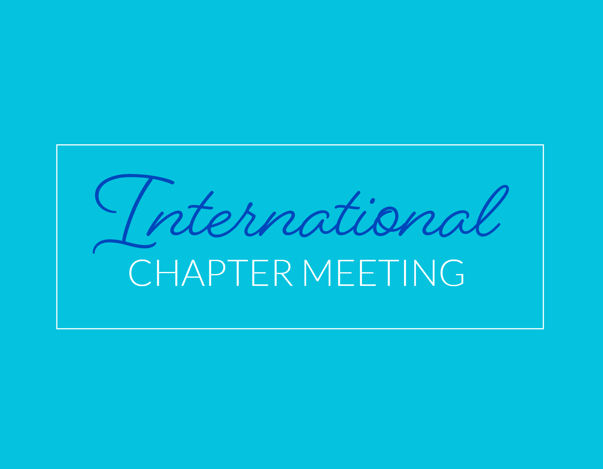 International Chapter Meeting Tri Delta